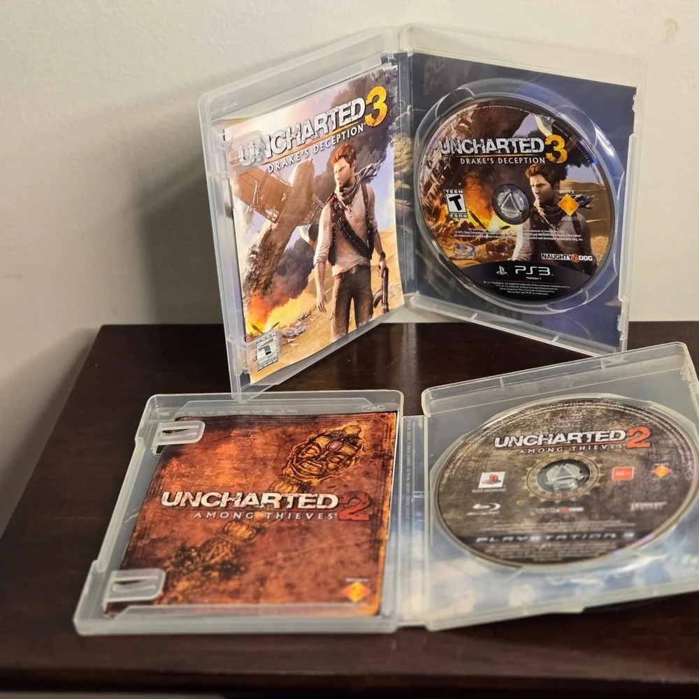 Sony Uncharted‎ 2 & 3 PS3 Games Bundle Nathan Drake Collection